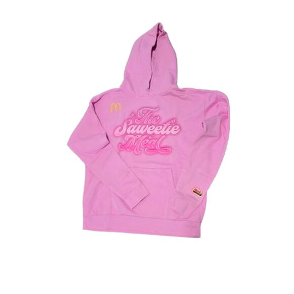 Saweetie x McDonald’s Icy Pink Hoodie – The Saweetie Meal (Large) - Picture 1 of 4